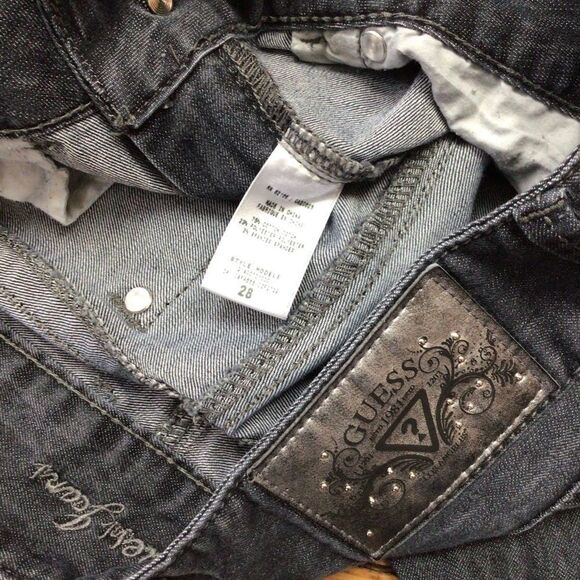 GUESS Rare flare 1981 low rise jeans vintage - Picture 6 of 9